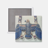 Halskette mit Geieranhänger Magnet (Vorderseite/Rückseite)