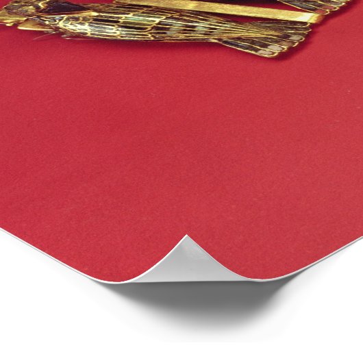 Halskette mit Geieranhänger Poster (Ecke)