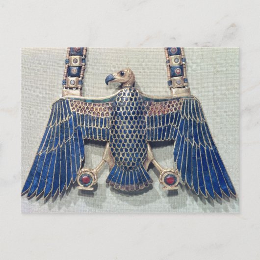 Halskette mit Geieranhänger Postkarte (Vorderseite)