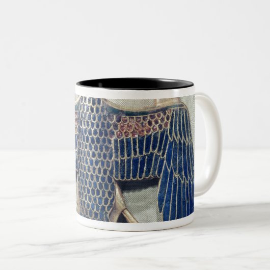 Halskette mit Geieranhänger Zweifarbige Tasse (VorderseiteRechts)