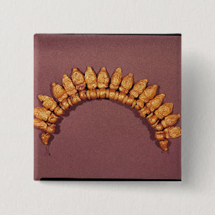 Halskette mit Masken von Maenads und von Silenus Button