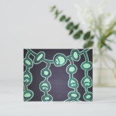 Halskette und Perlen Postkarte (Stehend Vorderseite)