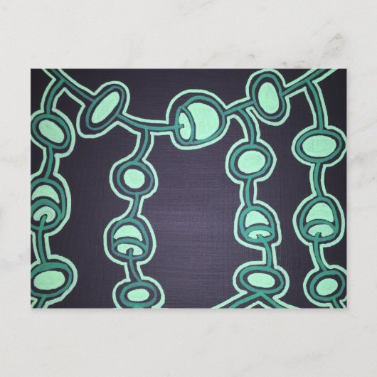 Halskette und Perlen Postkarte (Vorderseite)