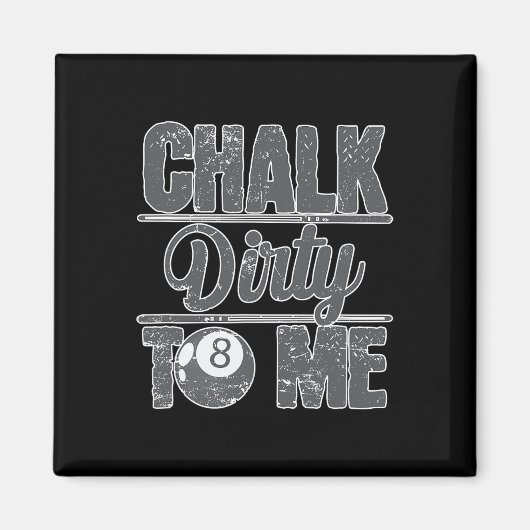 Halskraut für mich Billard 8 Magnet (Vorne)