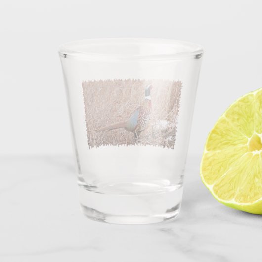 Halsschmerzen Schnapsglas (Rückseite)