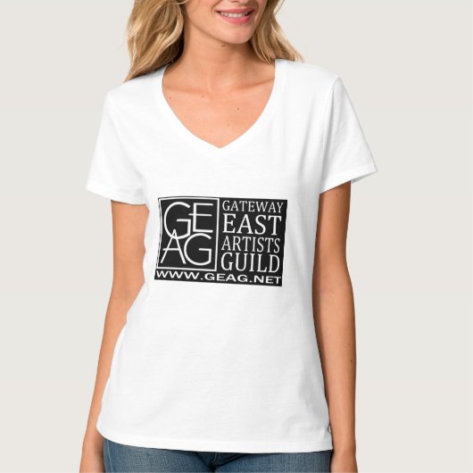 Halst-shirt der geag Logodamen V T-Shirt (Vorderseite)