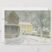 Halstead Road in Snow (von Eric Ravilious) Karte (Vorderseite)