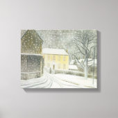 Halstead Road in Snow (von Eric Ravilious) Leinwanddruck (Vorderseite)