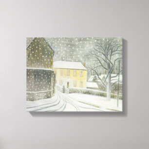 Halstead Road in Snow (von Eric Ravilious) Leinwanddruck
