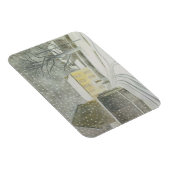 Halstead Road in Snow (von Eric Ravilious) Magnet (Rechte Seite)