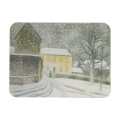 Halstead Road in Snow (von Eric Ravilious) Magnet (Horizontal)