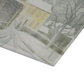 Halstead Road in Snow (von Eric Ravilious) Schneidebrett (Ecke)