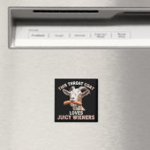 Halsziege schluckt saftige Würstchen unangemessen Magnet (In Situ (Geschirrspüler))