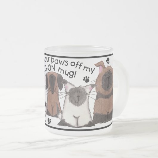 Halt ab! mattglastasse (VorderseiteRechts)