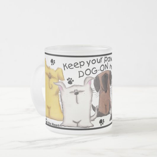 Halt ab! mattglastasse (Vorderseite Links)