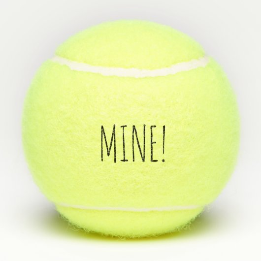 "Halt ab!......................................... Tennisbälle (Rückseite)