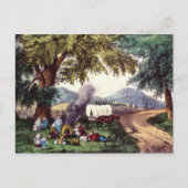 Halt an der Wayside Postkarte (Vorderseite)