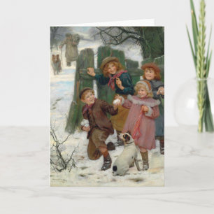 Halt auf, hier kommt er   Arthur John Elsley Karte