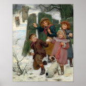 Halt auf, hier kommt er | Arthur John Elsley Poster (Vorne)