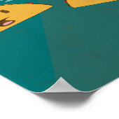 Halt deine Muschel!! Poster (Ecke)