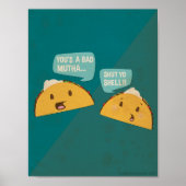 Halt deine Muschel!! Poster (Vorne)