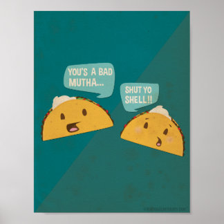 Halt deine Muschel!! Poster