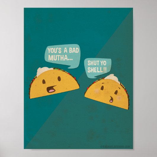 Halt deine Muschel!! Poster (Vorne)