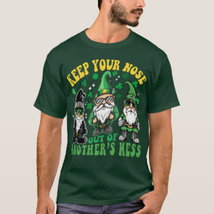 Halt Deine Nase Heraus Lustiger Gnom Lebens Humor  T-Shirt