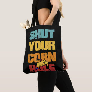 Halt Deinen Cornhole vintage retro lustig Cornhole Tasche