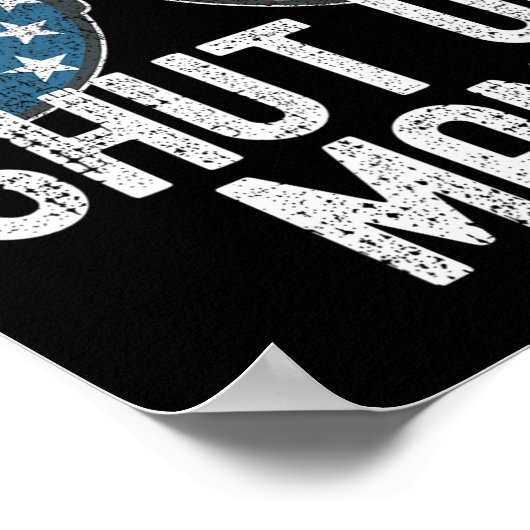 Halt den Mann! Joe Biden Poster (Ecke)