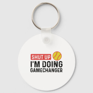 Halt Den Mund, Ich Mache Gamechanger Lustig Vintag Schlüsselanhänger