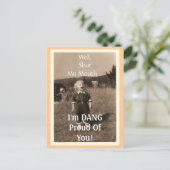 Halt den Mund... Postkarte (Stehend Vorderseite)