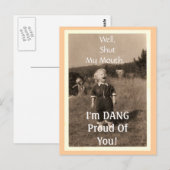 Halt den Mund... Postkarte (Vorne/Hinten)