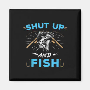 Halt Den Mund Und Fische Magnet
