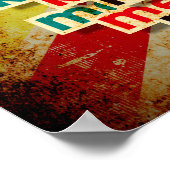 Halt den Mund und küss mich lustige Mädchen Poster (Ecke)