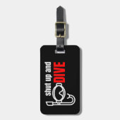 Halt den Mund und tauche Gepäckanhänger (Vorderseite vertikal)