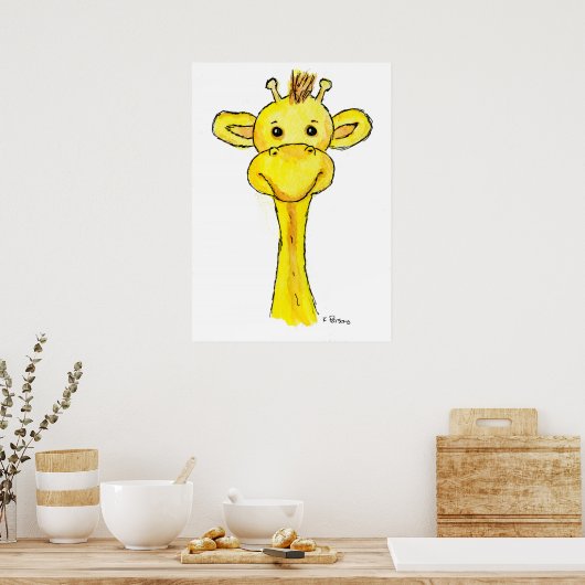 Halt den Nacken Poster (Küche)