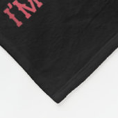 Halt den Partner, ich werde einen kleinen Buckaroo Fleecedecke (Ecke)