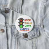 Halt.  Denken Sie.  Wählen Sie Bernie Button (Beispiel)