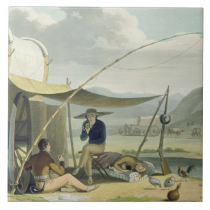 Halt der Familie eines Flegels, überziehen 17 von Fliese