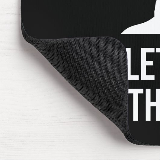 Halt dich fest. Lass mir das überdenken Mousepad (Ecke)