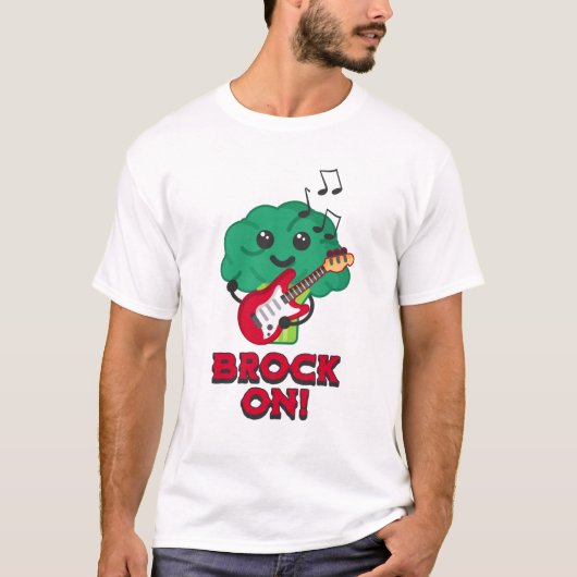 Halt dich fest! Niedlicher und Punny Broccoli Cart T-Shirt (Vorderseite)