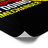 Halt Die Klappe, Ich Mache Game Changer Softll Coa Poster (Ecke)