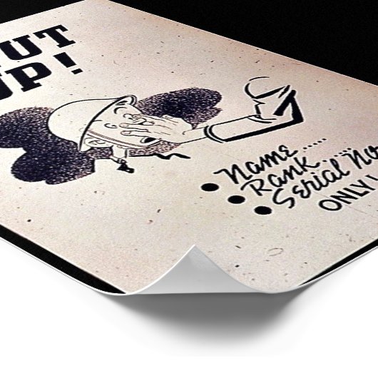 Halt die Klappe! Poster (Ecke)