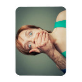 Halt die Klappe! Schöne Kunst Magnet (Vertikal)