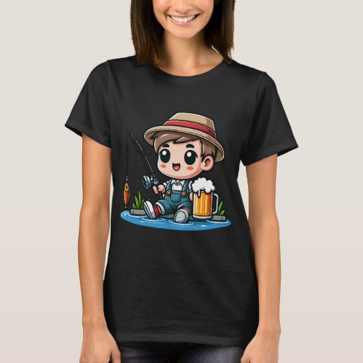 Halt die Klappe und fisch T-Shirt (Vorderseite)