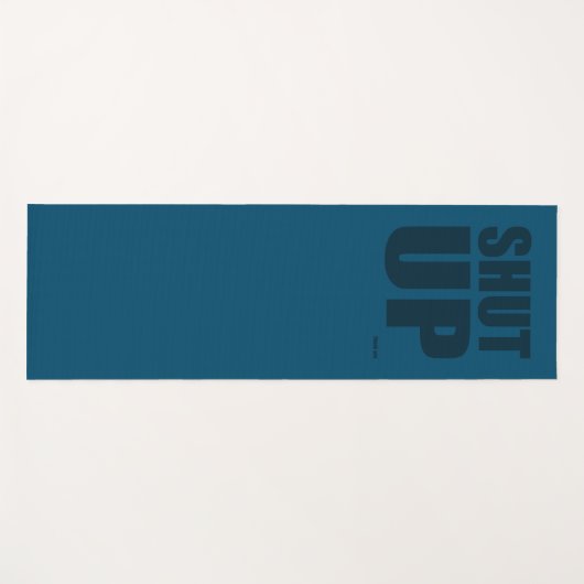 Halt die Klappe Yogamatte (Vorderseite (Horizontal))