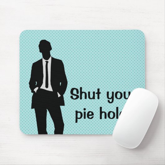 Halt die Latte Mousepad (Mit Mouse)