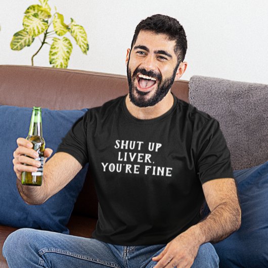 Halt die Leber, du bist ein guter Drink-Spaß T-Shirt