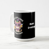 Halt die Leber, es sind Mardi Gras Celebrations Kaffeetasse (Vorderseite Links)